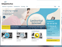Tablet Screenshot of bolignet-aarhus.dk